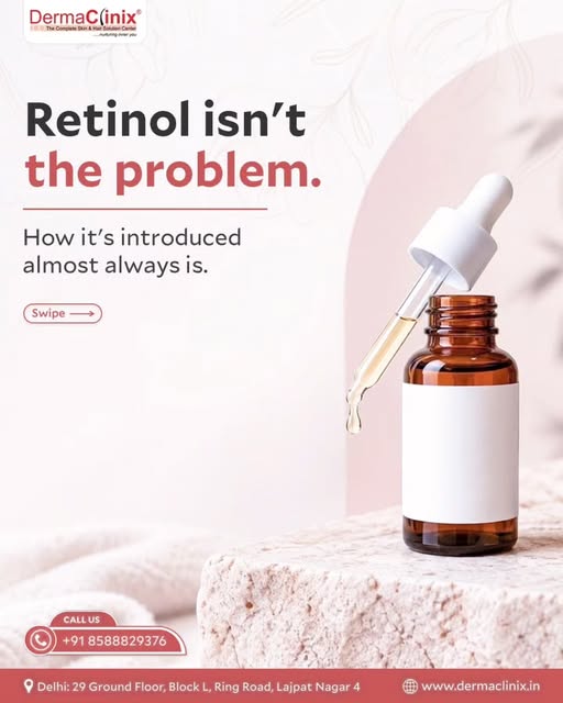 Retinol isn’t the problem — using it the wrong way can be. 🧴✨
Retinol can be a powerful part of you