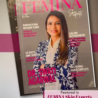 A proud moment to be featured in Femina Skin Experts! 🌸✨
Grateful to be recognized for empowering c