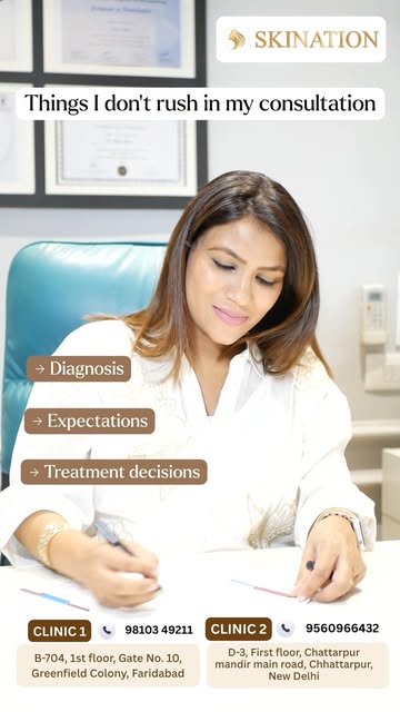 Some things are simply not meant to be rushed. 👩‍⚕️✨

Because a good consultation isn’t about finis