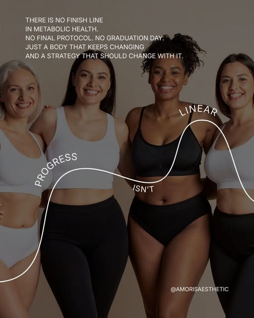 Most health plans are built around an endpoint.⁠
⁠
Lose the weight.⁠
Improve the labs.⁠
Finish the p