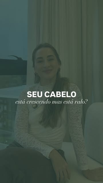 Seu cabelo cresce… mas parece que está cada vez mais ralo? 👀

👉🏼 Crescimento não é sinônimo de de