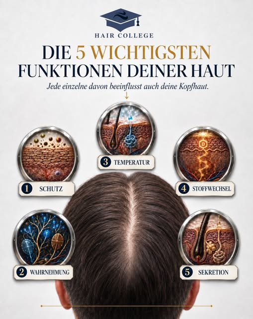 Gesunde Haare beginnen bei einer gesunden Kopfhaut.

Unsere Haut ist weit mehr als nur eine äußere H