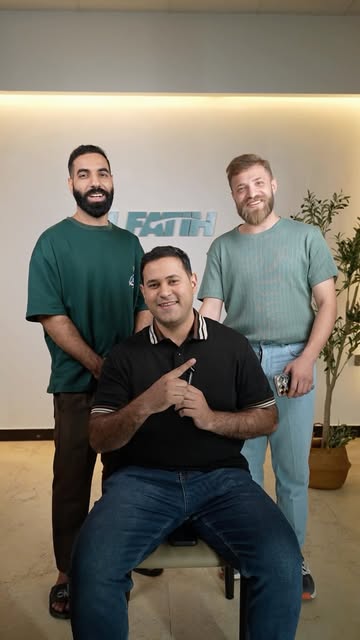 ثلاث اصدقاء بعد زراعة الشعر  في مركز الفاتح الدولي #hairtransplant #زراعة_الشعر #الفاتح_لزراعة_الشعر