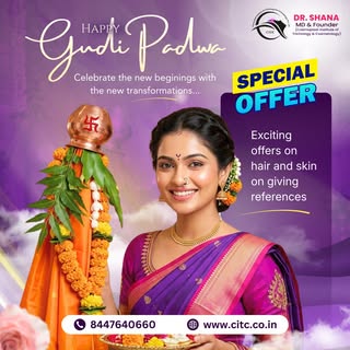 Celebrate new beginnings with a beautiful new you ✨💜
This Gudi Padwa, step into the festive season 
