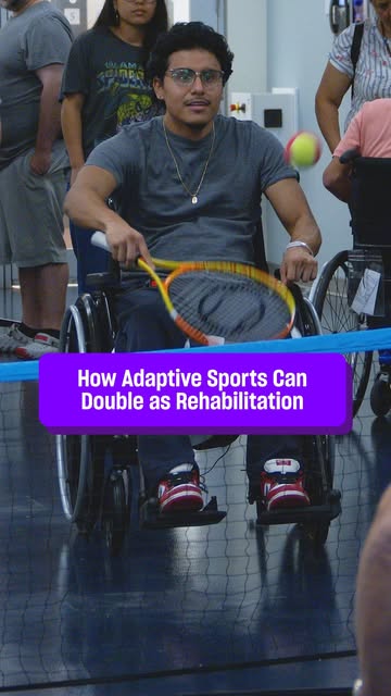 Whether you get around on two feet or two wheels, anyone can play sports 🏓🎾
 
To celebrate 50 year