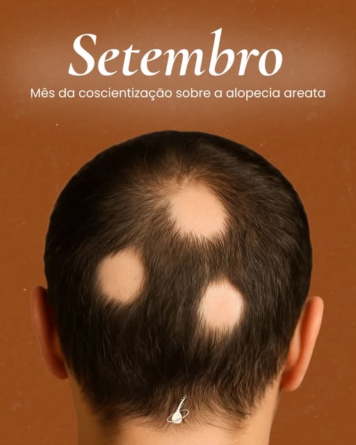 Setembro é o mês de conscientização da alopecia areata. 

Mas você sabe o que é a alopecia areata?

