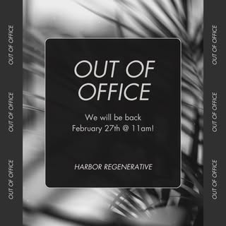 We will be back in the clinic tomorrow Tuesday February 27th.
