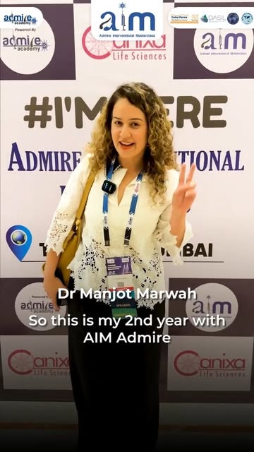 Meet Our  inspiring Faculty 
Dr. Manjot Marwah at AIM Mumbai 2026! 🩵

Where knowledge meets connect