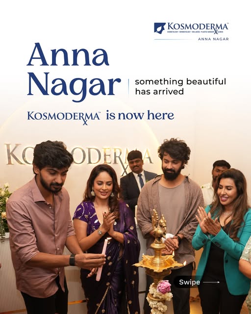 A new chapter in advanced skin & hair care has arrived in Chennai. ✨

Kosmoderma is now in Anna Naga