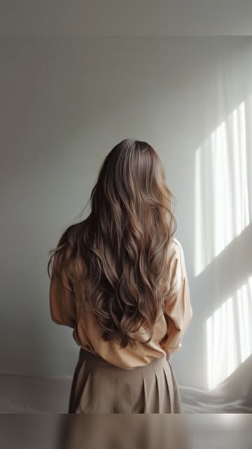 Seu cabelo entra na sala antes de você. 
 
Antes de você falar qualquer coisa, ele já contou uma his