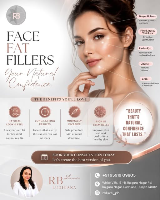 Why replace volume with artificial fillers when your own body offers a more natural solution?

Face 