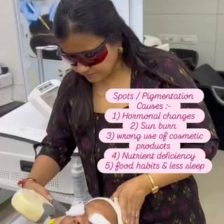 Worried about dark spots on face ???

We have all the solutions at our clinic...
Book your appointme
