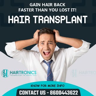 Say goodbye to hair loss with Hair Transplant! 

✨ Permanent solution for hair loss
✨ Natural-lookin