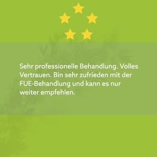 Das Vertrauen ist bei einer Haartransplantation das A & O! Dank meiner 30-jährigen Erfahrung habe ic