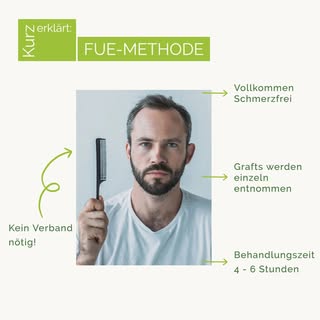Die zu transplantierenden Haarfollikel werden einzeln entnommen und mit einem Serum behandelt. Dank 