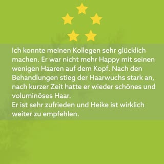 Leidet auch in Ihrem Umfeld eine liebe Person unter Haarausfall? Trauen Sie sich und sprechen Sie es