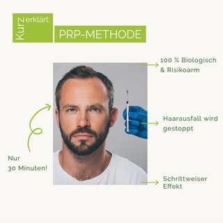 In nur 30 Minuten Haarausfall stoppen! 
Die PRP-Behandlung der nächsten Generation hilft nun noch ef