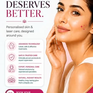 **Your skin deserves better. ✨**

Personalised skin & laser care, designed around *you*. 💗

At **Bl