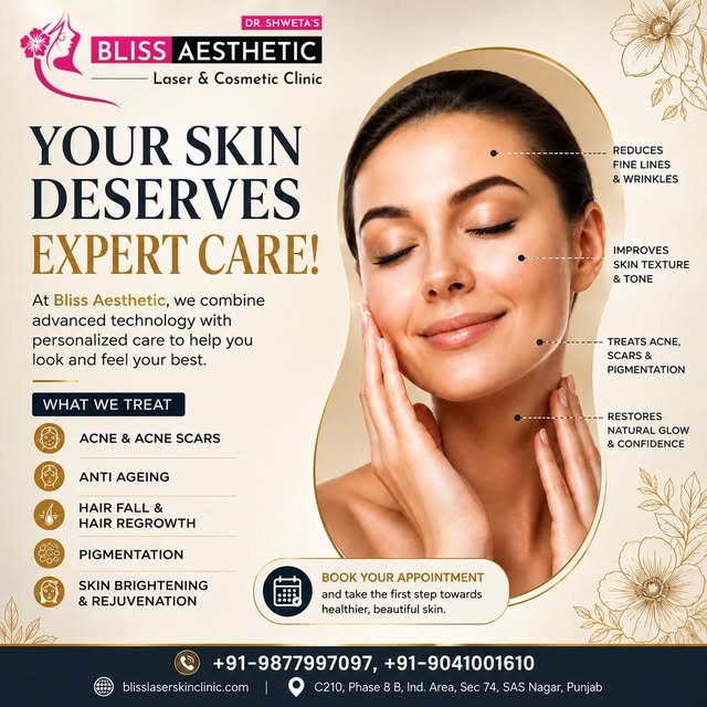 ✨ Your skin deserves expert care!

Healthy, glowing skin starts with the right treatment and expert 