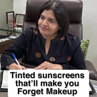 Tinted Sunscreen — The reason your foundation is feeling insecure 😌✨
Sun protection + light coverag
