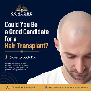 Could you be a good candidate for a hair transplant? 👀

Not everyone experiencing hair loss needs a