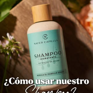 Buscas el mejor shampoo para controlar el cabello graso? 🫧 Nafer Capillus es la solución que tu sal