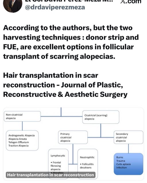 Donor Harvesting with Donor Strip and/or FUE techniques, are great options for follicular unit trans