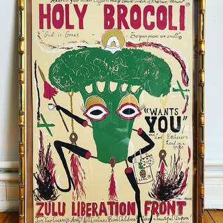 Nina Otberg

THURSDAY IS ART HAIR DAY “Holy Brocoli- Zulu Liberation Front” by wonderful Andrew Gilb