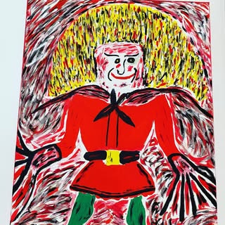 Nina Otberg

THURSDAY IS ART HAIR DAY back to the Struwwelpeter theme: “Struwwelpeter” by Gerold Wun