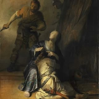 THURSDAY IS ART HAIR DAY
more Samson and Delilah

Samson and Delilah
painting by Rembrandt (Harmensz