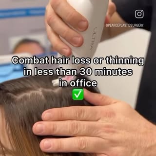 The Lutronic Ultra is the latest device we have to help combat hair loss when we combine it with #ke