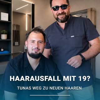 Mit 18, 19 fing der Haarausfall bei Tuna an. Heute ist er 26 und hat sich entschieden, etwas zu verä