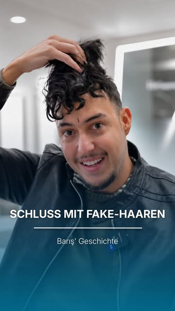 Ich hoffe, dass ich diese Fake-Haare nie wieder brauche. 

Vor seiner Haartransplantation hatte Barı