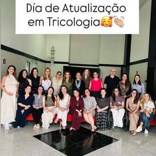 Como é bom encontrar esse grupo de respeito, que ama estudar Tricologia e essas professoras sempre m