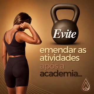 Tenha essa atenção! 

Fazer atividade física é muito importante! 
Mas…. manter a saúde física após e