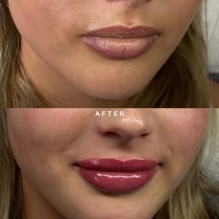 Lip blush for my gorgeous client Liv ❤️
 
The gloss. The color. The shape. ✨ 
Liv wanted her favouri