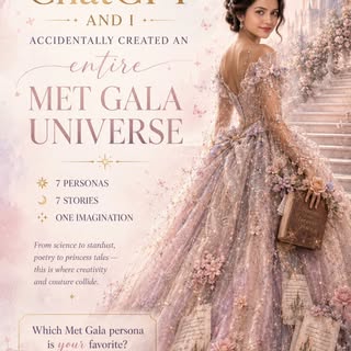 Some people use ChatGPT for productivity.
I apparently used it to create an entire fictional Met Gal