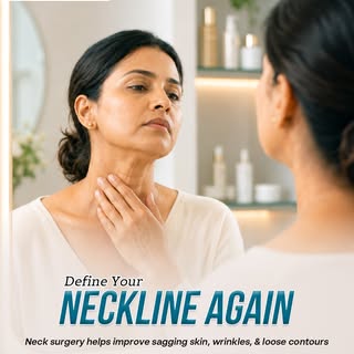 A youthful face deserves a well-defined neckline.

Neck lift surgery helps improve loose skin, wrink