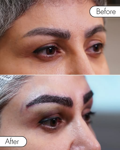 قبل و بعد‌های کاشت ابروی مراجعه کننده عزیزمون ✨️
عکس‌ها بلافاصله پس از کاشت گرفته شده...
_ _ _ _ _ _
