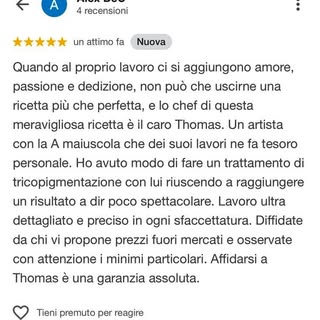 Grazie mille per queste bellissime parole 🙏❤️

#tricopigmentazione 
#calvizie 
#alopecia 
#capelli