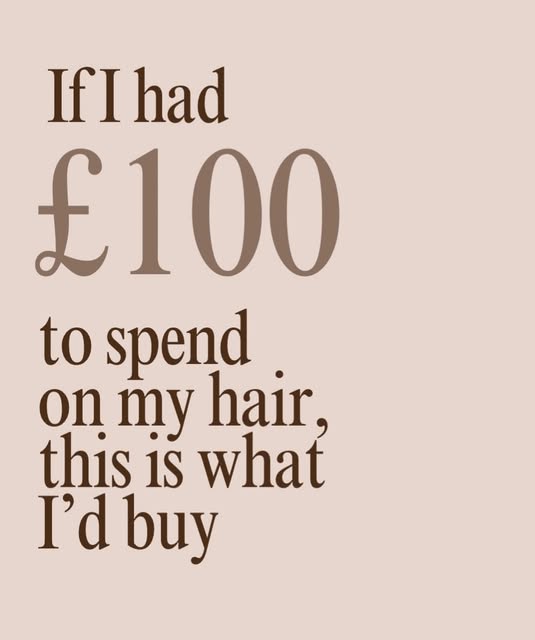 If I had £100 to spend on my hair, I would not be blowing it on collagen sweets, a £38 bottle of ros