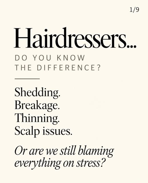 Hairdressers, we were taught colour theory, cutting angles and how to survive a full head of foils.
