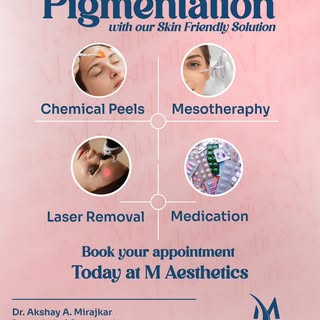 Tired of stubborn pigmentation ruining your glow? 🌟
At M Aesthetics, we offer advanced skin-friendl