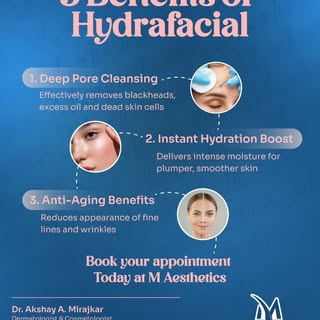 ✨ The Ultimate Skin Reboot: Hydrafacial Edition ✨

💧 Deep Cleanse: Evict blackheads + unclog pores.