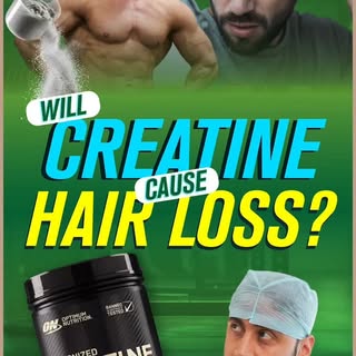 Will Creatine cause hair loss or male pattern baldness?

Creatine is one of the most researched supp