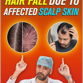 Hair Fall or Hair Thinning? Don't Just Check Your Hair. Check Your Scalp Skin As Well.

When people 