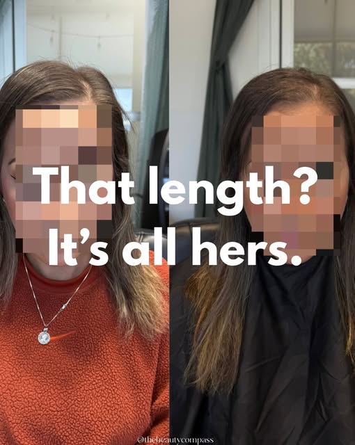 Ecstatic over how much her length has grown and her hair health has improved 🥰

When we started doi