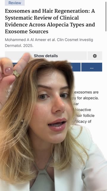 Exossomo pra cabelo funciona? A ciência já tem uma resposta parcial 👀

Spoiler: é seguro. Mas “resu