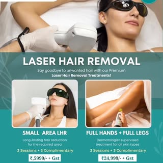 Laser Hair Removal at Tricovia ✨
Say goodbye to unwanted hair and hello to smooth, glowing skin with
