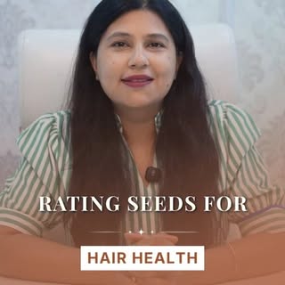 Not all seeds are created equal when it comes to hair health! 🌱✨

From pumpkin and hemp seeds to fl